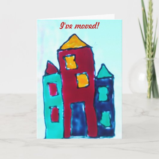 Ik heb me bewogen! aankondiging (Voorkant)