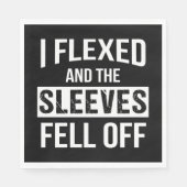 Ik heb me gebogen en de Sleeves raken weg Servet (Voorkant)