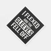 Ik heb me gebogen en de Sleeves raken weg Servet (Hoek)