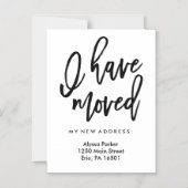 Ik heb me in eenvoudige moderne Typografie begeven Magnetische Uitnodiging (Voorkant)