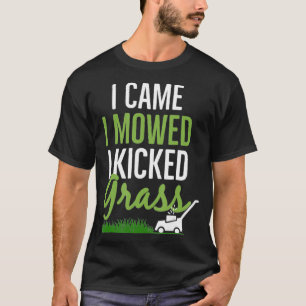 Ik heb me laten bewegen... ik heb gras geschopt vo t-shirt