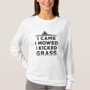 Ik heb me laten bewegen... ik heb grasgrasgrasmowe t-shirt