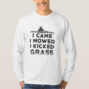 Ik heb me laten bewegen... ik heb grasgrasgrasmowe t-shirt