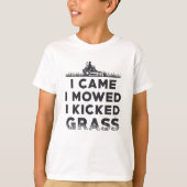 Ik heb me laten bewegen... ik heb grasgrasgrasmowe t-shirt (Voorkant)