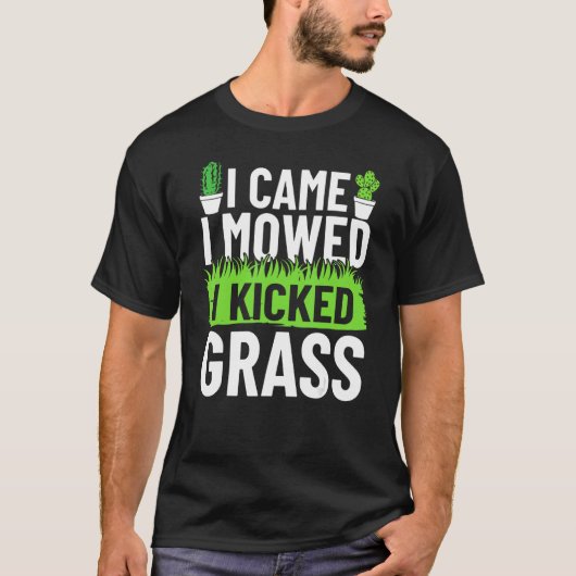Ik heb me laten bewegen... ik heb Grass Gardener G T-shirt (Voorkant)