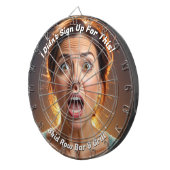 Ik heb me niet aangemeld voor dit grappige dartbord (Voorkant Rechts)