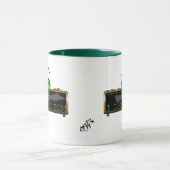 Ik heb me ook overslapen. mok (Midden)