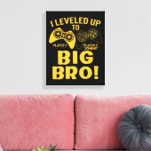 Ik heb me opgehouden tot Big Bro Canvas Afdruk (Insitu (Woonkamer))