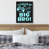 Ik heb me opgehouden tot Big Bro Canvas Afdruk (Insitu (Slaapkamer))