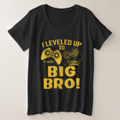 Ik heb me opgehouden tot Big Bro Grote Maat T-shirt (Design voorkant)