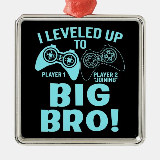 Ik heb me opgehouden tot Big Bro Metalen Ornament (Voorkant)