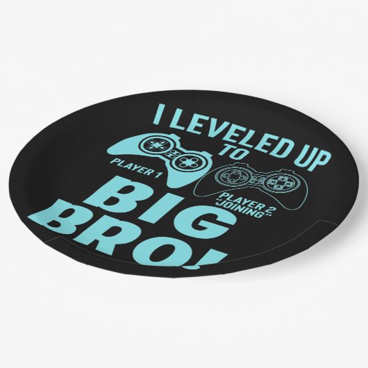 Ik heb me opgehouden tot Big Bro Papieren Bordje (Gekanteld)