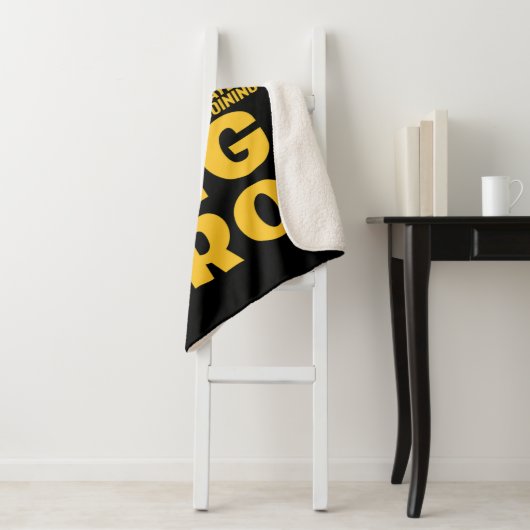 Ik heb me opgehouden tot Big Bro Sherpa Deken (In situ)