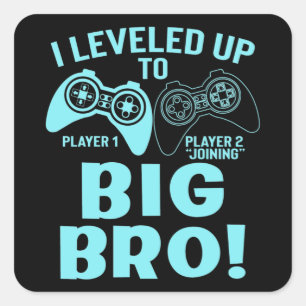 Ik heb me opgehouden tot Big Bro Vierkante Sticker