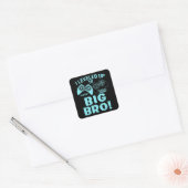 Ik heb me opgehouden tot Big Bro Vierkante Sticker (Envelop)