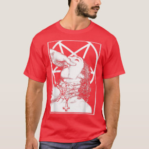 Ik heb me satan Unholy Nun Naughty Sey gekeerd T-shirt