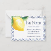 Ik heb me verplaatst | De Kaart van de aankondigin Notitiekaartje (Voorkant)