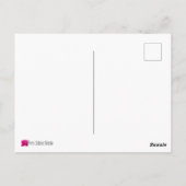 Ik heb me verplaatst/Nieuw Adres, waterverf bubbel Briefkaart (Achterkant)