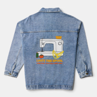 Ik heb medelijden met de spoel - Denim jas Jacket
