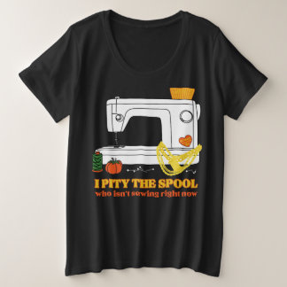 Ik heb medelijden met de spoel grote maat t-shirt