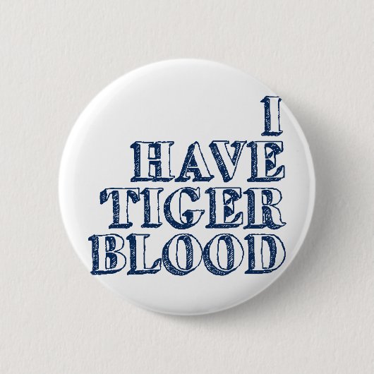 Ik heb meer bloed ronde button 5,7 cm (Voorkant)