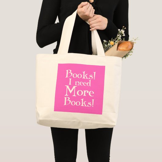 Ik heb meer Canvas tas van de Bibliotheek van Boek (Voorkant (product))