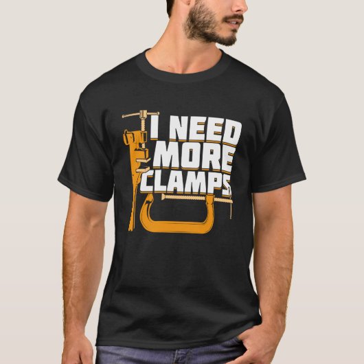 Ik heb meer Clips Woodworking Gift nodig  T-shirt (Voorkant)