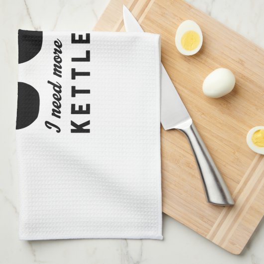 Ik heb meer Kettlebells nodig Theedoek (Quarter Fold)