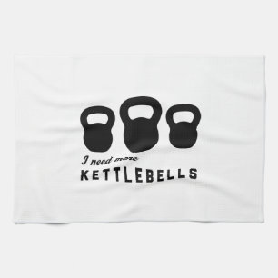 Ik heb meer Kettlebells nodig Theedoek
