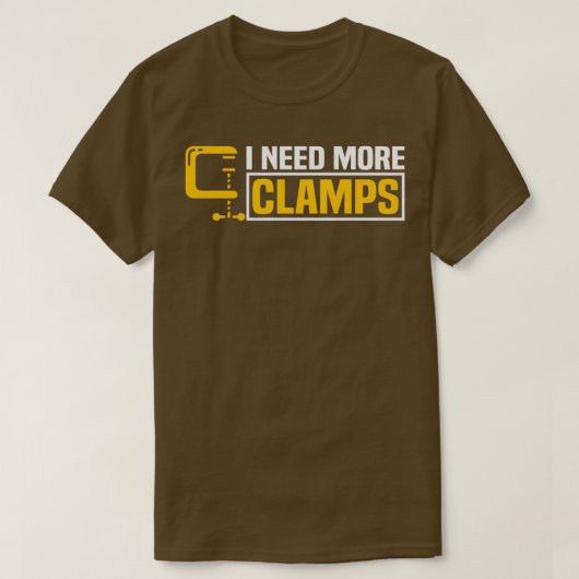 Ik heb meer lampen nodig Funny Woodworker Carpente T-shirt (Design voorkant)