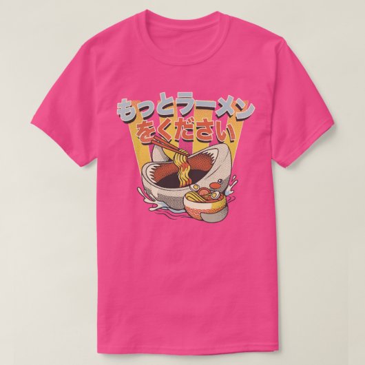 Ik heb meer Ramen Funny Grey van Tobe Fonseca nodi T-shirt (Design voorkant)