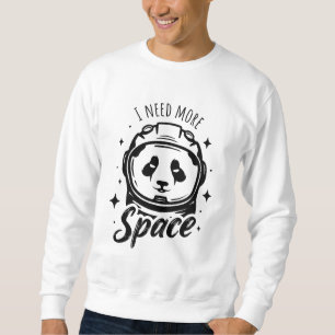 Ik heb meer ruimte nodig - Funny astronaut panda Trui