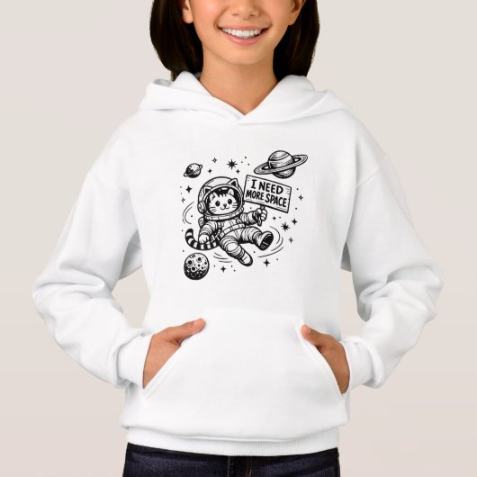Ik heb meer ruimte nodig Funny Cat Astronaut (Voorkant)