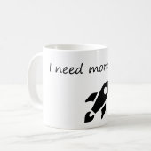 Ik heb meer ruimte nodig - Grappige astronaut Koffiemok (Voorkant links)