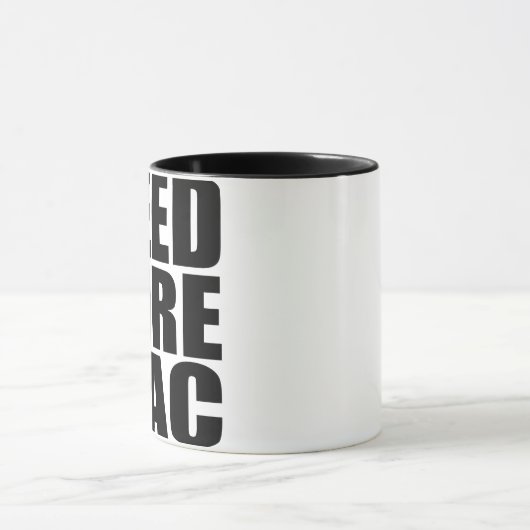 Ik heb meer ruimte nodig Grappige Quote Mok (Midden)