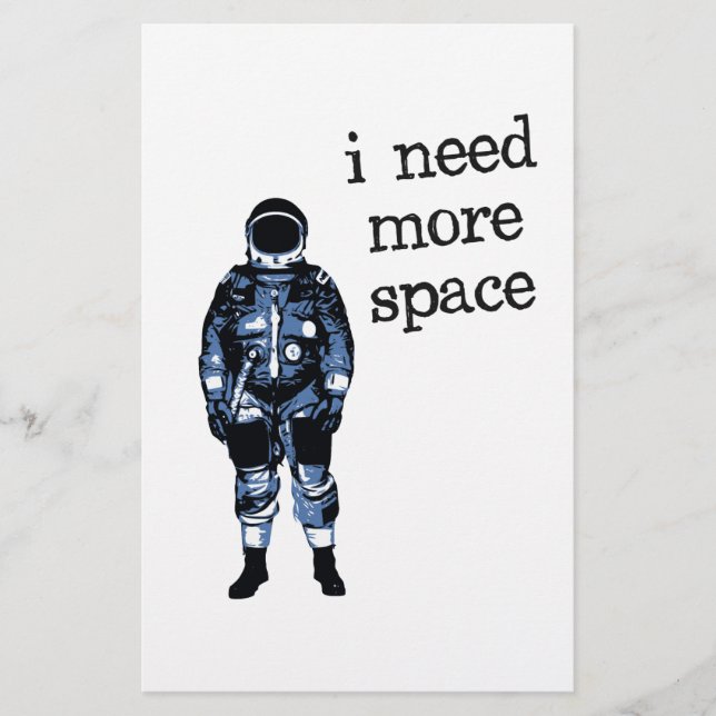 Ik heb meer ruimteastronaut nodig (Voorkant)