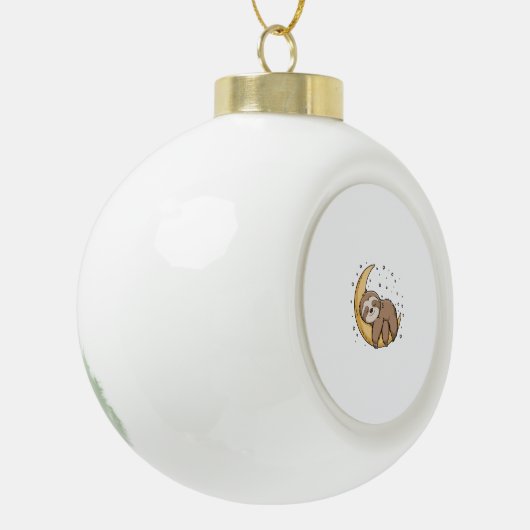 Ik heb meer slaap nodig keramische bal ornament (Links)