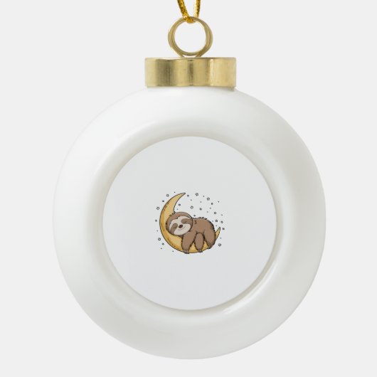 Ik heb meer slaap nodig keramische bal ornament (Voorkant)