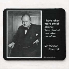 Ik heb meer uit alcohol gehaald ... muismat