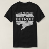 Ik heb mensen in detail Michigan Gift T-shirt (Design voorkant)