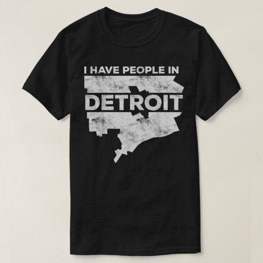 Ik heb mensen in detail Michigan Gift T-shirt (Design voorkant)