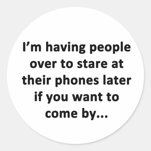 Ik heb mensen over ronde sticker (Voorkant)