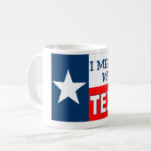 Ik heb met Texas gebeld Koffiemok (Voorkant links)