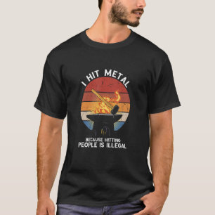 Ik heb Metal Retro Blacksmith gestolen die Metalwo T-shirt
