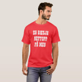 Ik heb mezelf net in het Noors rood gepoept T-shirt (Voorkant volledig)
