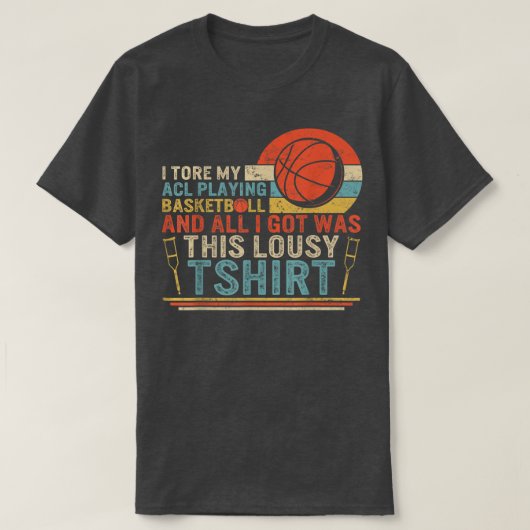 Ik heb mijn ACL die Basketball Surgery Disabilie s T-shirt (Design voorkant)