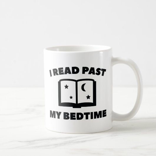 Ik heb mijn bedtijd gelezen koffiemok (Rechts)