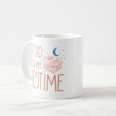 Ik heb mijn bedtijd gelezen koffiemok (Voorkant links)