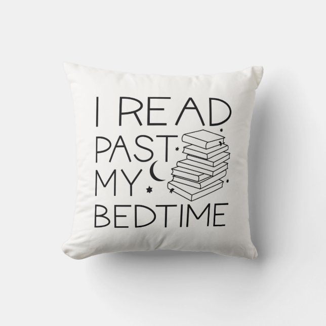Ik heb mijn bedtijd gelezen kussen (Voorkant)