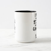 Ik heb mijn bedtijd gelezen omdat ik een Gangsta b Tweekleurige Koffiemok (Center)